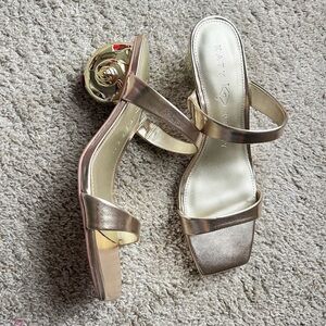 Katy Perry Collections Gold Heels. New without tags